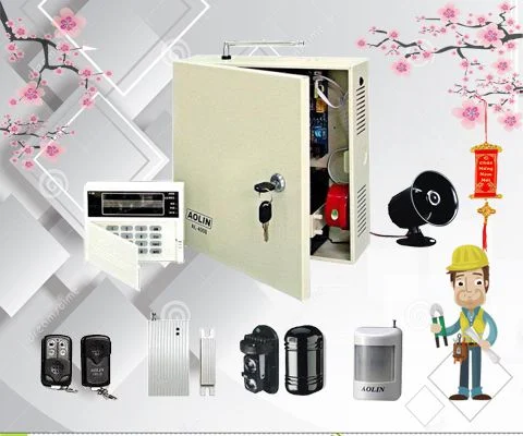 AL-9088 Bộ Trung Tâm Báo Động Chuyên Nghiệp 8 Vùng Có Dây, 8 Vùng Không Dây