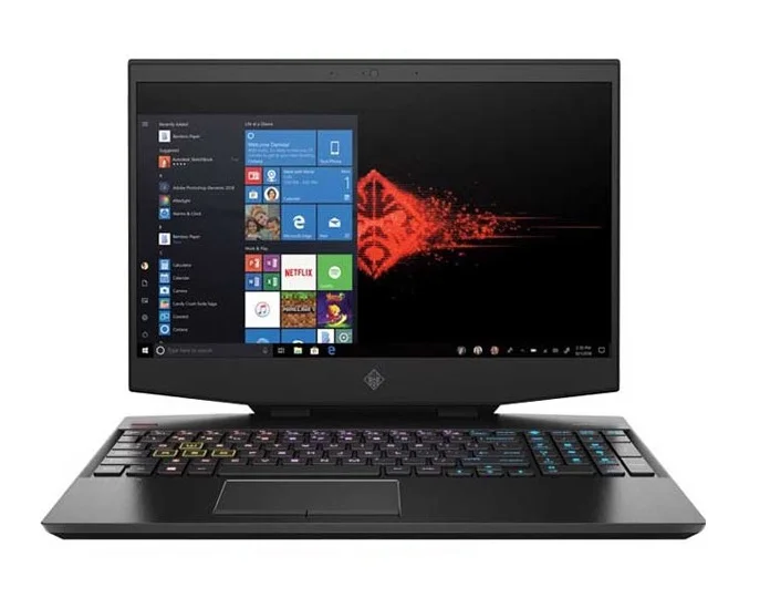 Laptop HP Omen Gaming 15-dh0172TX 8ZR42PA: i7 9750H, RTX 2070 8G, Ram 16G, SSD M.2 NVMe 512G, HDD 1TB, Win10, RGB Keyboard, 15.6”FHD IPS 240Hz (Shadow Black)