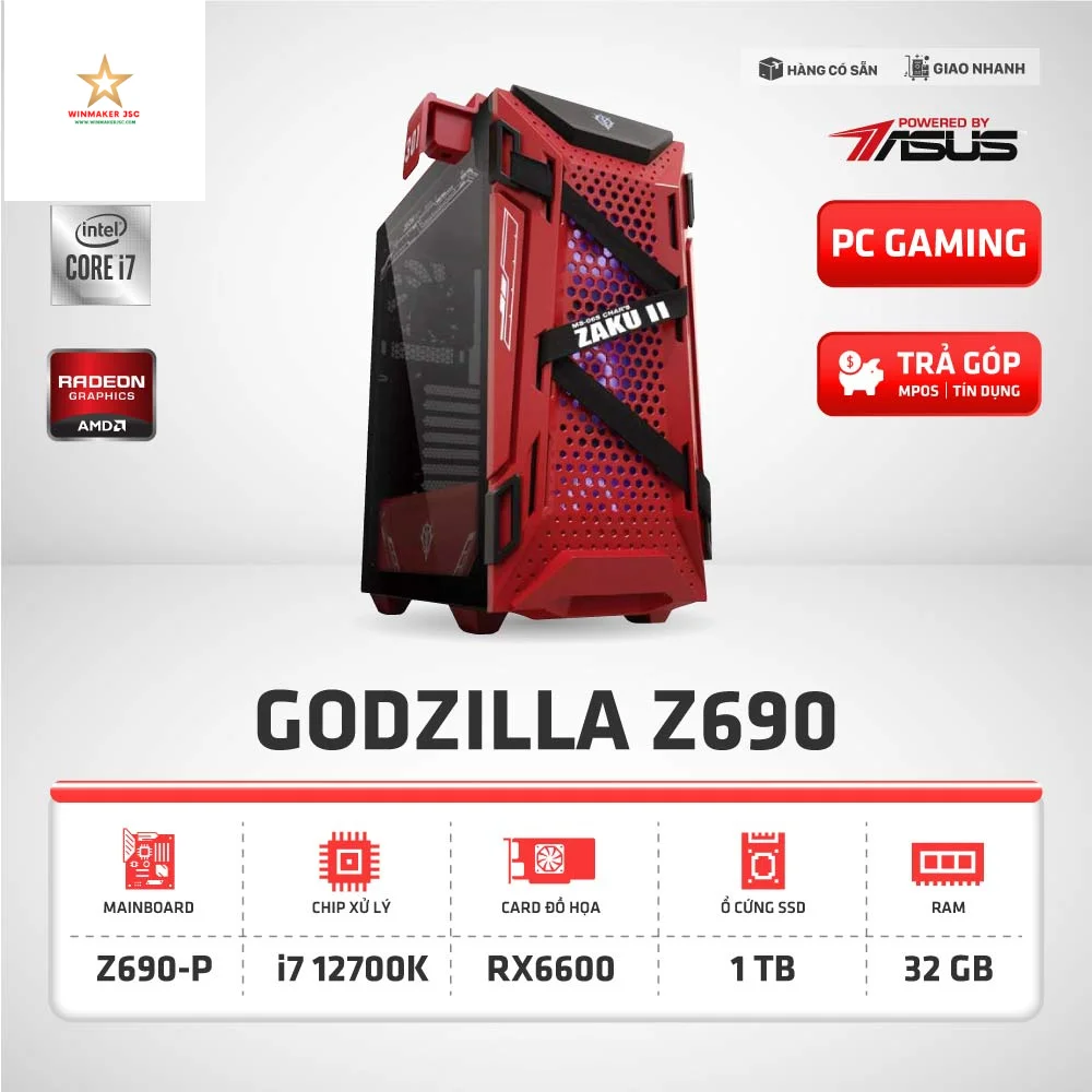 Cấu Hình Gaming GODZILLA Z690