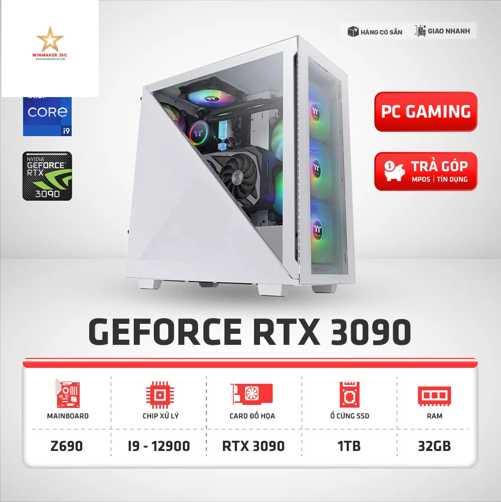 Cấu hình Gaming GEFORCE RTX 3090