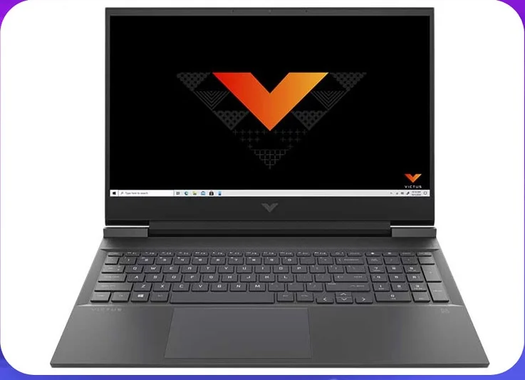 Laptop HP Victus 16-e0177AX (4R0U9PA): AMD R5-5600H, GTX 1650 4G, Ram 8G, SSD NVMe 512G, Win10, Led Keyboard, 16.1”FHD IPS 144Hz (Đen)