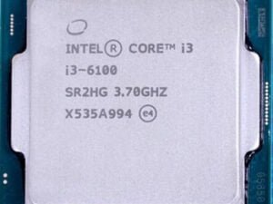 CPU Intel Core i3 6100 (3.70GHz, 3M, 2 Cores 4 Threads)