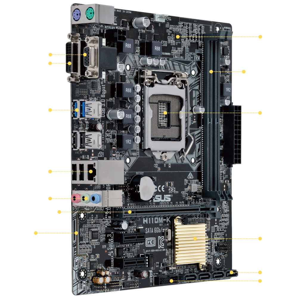 Mainboard Asus H110M-K
