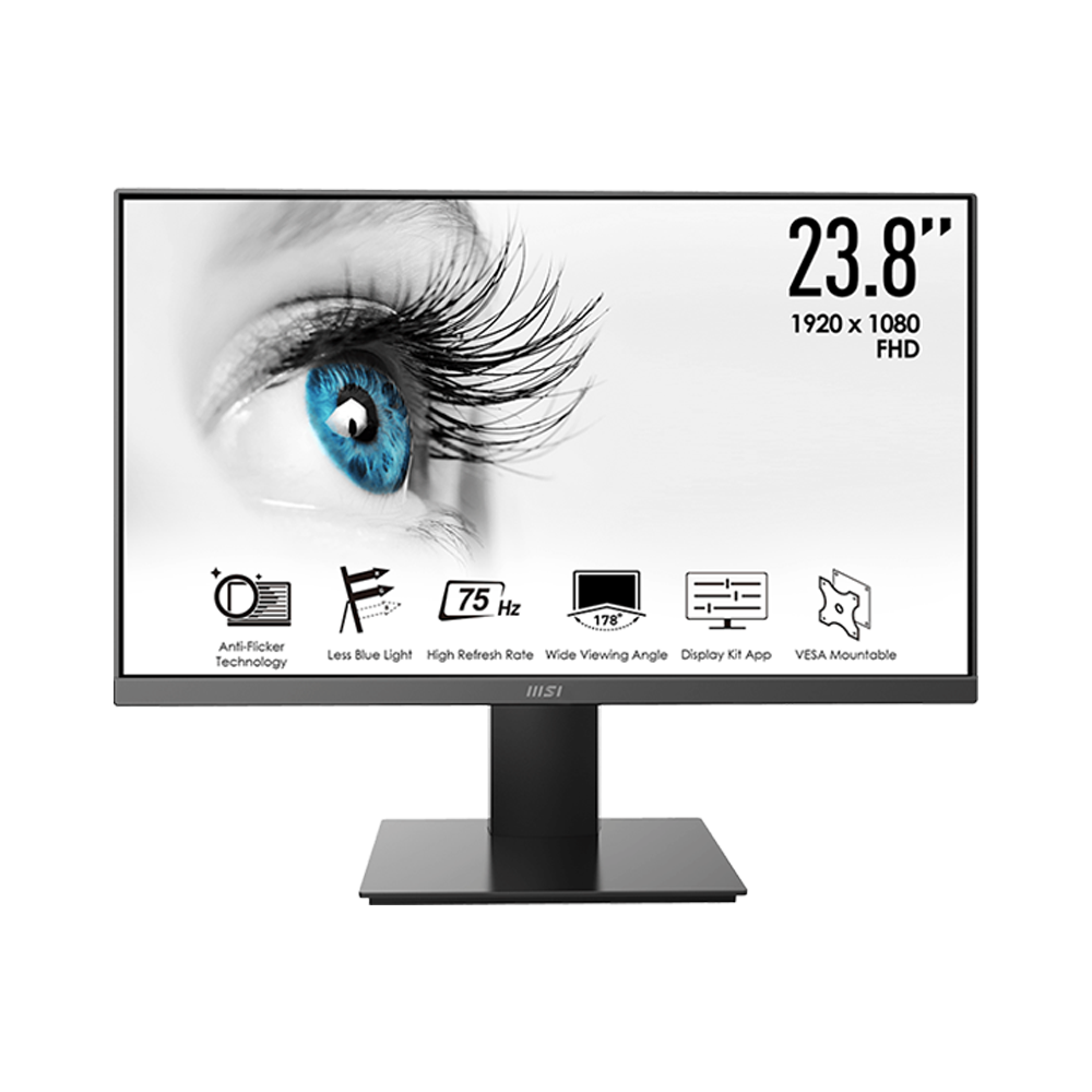 Màn hình LCD 24 inch MSI Pro MP241X FHD VA 75Hz 8Ms