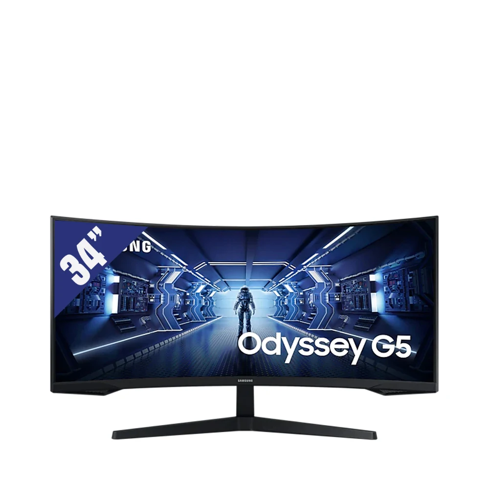 Màn hình LCD 34 inch Samsung LC34G55TWWEXXV WQHD VA 165Hz 1Ms Cong Chính Hãng
